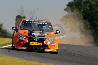 © Octane Photographic Ltd./Chris Enion. British Touring Car Championship – Round 6, Snetterton, Saturday 11th August 2012. Free Practice 1. Frank Wrathall - Dynojet, Toyota Avensis. Digital Ref : 0452ce1d0225