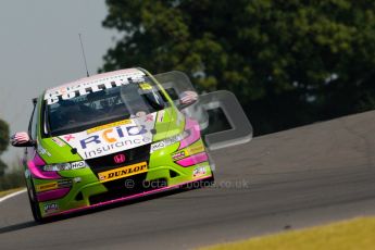 © Octane Photographic Ltd./Chris Enion. British Touring Car Championship – Round 6, Snetterton, Saturday 11th August 2012. Free Practice 1. Robb Holland - Team HARD, Honda Civic. Digital Ref : 0452ce1d0231