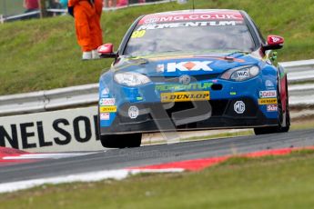© Octane Photographic Ltd./Chris Enion. British Touring Car Championship – Round 6, Snetterton, Saturday 11th August 2012. Free Practice 2. Jason Plato - MG KX Momentum Racing, MG6. Digital Ref : 0453ce1d0003