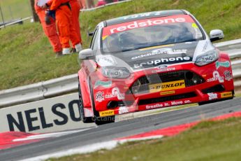 © Octane Photographic Ltd./Chris Enion. British Touring Car Championship – Round 6, Snetterton, Saturday 11th August 2012. Free Practice 2. Mat Jackson - Redstone Racing, Ford Focus. Digital Ref : 0453ce1d0032