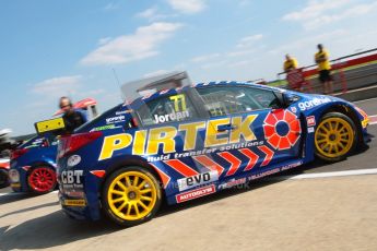 © Octane Photographic Ltd./Chris Enion. British Touring Car Championship – Round 6, Snetterton, Saturday 11th August 2012. Qualifying. Andrew Jordan - Pirtek Racing, Honda Civic. Digital Ref : 0454ce1d0046