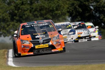 © Octane Photographic Ltd./Chris Enion. British Touring Car Championship – Round 6, Snetterton, Sunday 12th August 2012. Race 1. Frank Wrathall - Dynojet, Toyota Avensis. Digital Ref : 0455ce1d0033