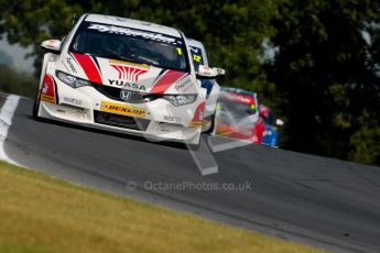© Octane Photographic Ltd./Chris Enion. British Touring Car Championship – Round 6, Snetterton, Sunday 12th August 2012. Race 1. Matt Neal - Honda Yuasa Racing Team, Honda Civic. Digital Ref : 0455ce1d0056