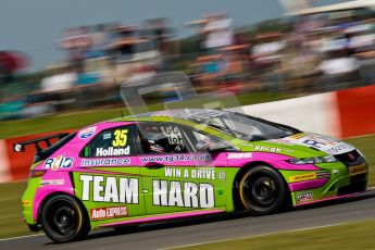 © Octane Photographic Ltd./Chris Enion. British Touring Car Championship – Round 6, Snetterton, Sunday 12th August 2012. Race 2. Robb Holland - Team HARD, Honda Civic. Digital Ref : 0456ce1d0048