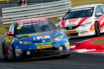 © Octane Photographic Ltd./Chris Enion. British Touring Car Championship – Round 6, Snetterton, Sunday 12th August 2012. Race 2. Jason Plato - MG KX Momentum Racing, MG6. Digital Ref : 0456ce1d0162