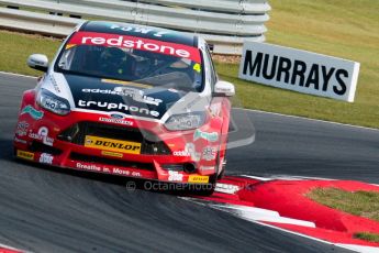 © Octane Photographic Ltd./Chris Enion. British Touring Car Championship – Round 6, Snetterton, Sunday 12th August 2012. Race 2. Mat Jackson - Redstone Racing, Ford Focus. Digital Ref : 0456ce1d0180
