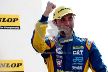 © Octane Photographic Ltd./Chris Enion. British Touring Car Championship – Round 6, Snetterton, Sunday 12th August 2012. Race 2. Race Winner Andrew Jordan - Pirtek Racing, Honda Civic. Digital Ref : 0456ce1d0378