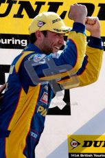 © Octane Photographic Ltd./Chris Enion. British Touring Car Championship – Round 6, Snetterton, Sunday 12th August 2012. Race 2. Race Winner Andrew Jordan - Pirtek Racing, Honda Civic. Digital Ref : 0456ce1d0409