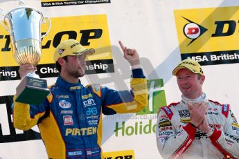 © Octane Photographic Ltd./Chris Enion. British Touring Car Championship – Round 6, Snetterton, Sunday 12th August 2012. Race 2. Race Winner Andrew Jordan - Pirtek Racing, Honda Civic. Digital Ref : 0456ce1d0440