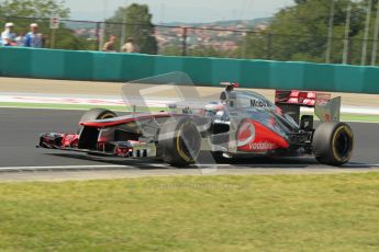© 2012 Octane Photographic Ltd. Hungarian GP Hungaroring - Saturday 28th July 2012 - F1 Qualifying. McLaren MP4/27 - Jenson Button. Digital Ref : 0430lw1d7171