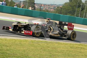 © 2012 Octane Photographic Ltd. Hungarian GP Hungaroring - Saturday 28th July 2012 - F1 Qualifying. Lotus E20 - Kimi Raikkonen. Digital Ref : 0430lw1d7247