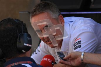 © 2012 Octane Photographic Ltd. Hungarian GP Hungaroring - Saturday 28th July 2012 - F1 Qualifying. McLaren - Martin Whitmarsh. Digital Ref : 0430lw7d0474