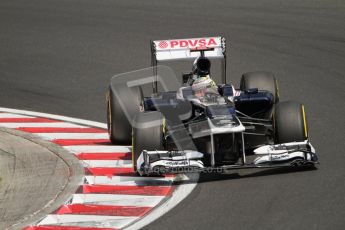 © 2012 Octane Photographic Ltd. Hungarian GP Hungaroring - Saturday 28th July 2012 - F1 Qualifying. Williams FW34 - Pastor Maldonado. Digital Ref : 0430lw7d7116