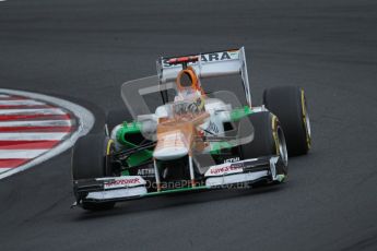 © 2012 Octane Photographic Ltd. Hungarian GP Hungaroring - Saturday 28th July 2012 - F1 Qualifying. Force India VJM05 - Paul di Resta. Digital Ref : 0430lw7d7345