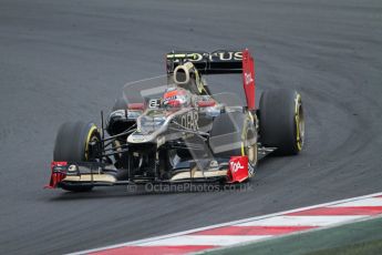 © 2012 Octane Photographic Ltd. Hungarian GP Hungaroring - Saturday 28th July 2012 - F1 Qualifying. Lotus E20 - Romain Grosjean. Digital Ref : 0430lw7d7459