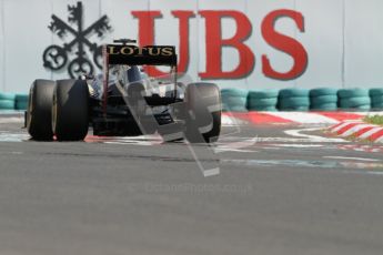 © 2012 Octane Photographic Ltd. Hungarian GP Hungaroring - Saturday 28th July 2012 - F1 Qualifying. Lotus E20 - Romain Grosjean. Digital Ref : 0430lw7d7809