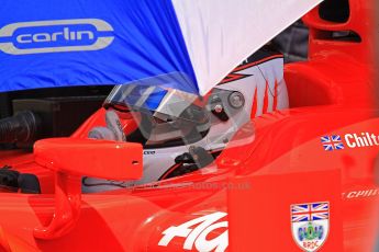 © 2012 Octane Photographic Ltd. Hungarian GP Hungaroring - Saturday 28th July 2012 - GP2 Race 1 Winner - Carlin - Max Chilton. Digital Ref : 0431cb7d0534