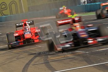 © 2012 Octane Photographic Ltd. Hungarian GP Hungaroring - Saturday 28th July 2012 - GP2 Race 1 Winner - Carlin - Max Chilton. Digital Ref : 0431cb7d0746