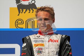 © 2012 Octane Photographic Ltd. Hungarian GP Hungaroring - Saturday 28th July 2012 - GP2 Race 1 Winner - Carlin - Max Chilton. Digital Ref : 0431cb7d0793