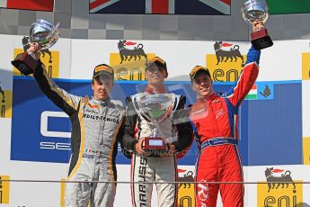 © 2012 Octane Photographic Ltd. Hungarian GP Hungaroring - Saturday 28th July 2012 - GP2 Race 1 Winner - Carlin - Max Chilton. Digital Ref : 0431cb7d0879