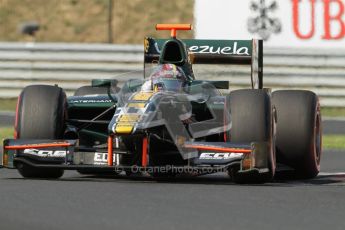 © 2012 Octane Photographic Ltd. Hungarian GP Hungaroring - Saturday 28th July 2012 - GP2 Race1 - Caterham Racing - Rodolfo Gonzalez. Digital Ref : 0431lw7d7957