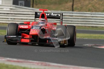 © 2012 Octane Photographic Ltd. Hungarian GP Hungaroring - Saturday 28th July 2012 - GP2 Race 1 Winner - Carlin - Max Chilton. Digital Ref : 0431lw7d8032