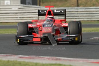 © 2012 Octane Photographic Ltd. Hungarian GP Hungaroring - Saturday 28th July 2012 - GP2 Race 1 Winner - Carlin - Max Chilton. Digital Ref : 0431lw7d8156