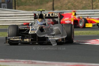 © 2012 Octane Photographic Ltd. Hungarian GP Hungaroring - FSaturday 28th July 2012 - GP2 Race 1 - Esteban Gutierrez and Racing Engineering - Nathanael Berthon. Digital Ref : 0431lw7d8175