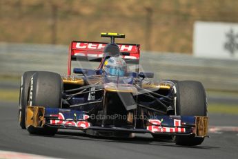 © 2012 Octane Photographic Ltd. Hungarian GP Hungaroring - Friday 27th July 2012 - F1 Practice 2. Toro Rosso STR7 - Jean-Eric Vergne. Digital Ref : 0426lw1d5216