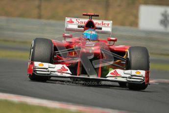 © 2012 Octane Photographic Ltd. Hungarian GP Hungaroring - Friday 27th July 2012 - F1 Practice 2. Ferrari F2012 - Fernando Alonso. Digital Ref : 0426lw1d5337