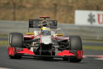 © 2012 Octane Photographic Ltd. Hungarian GP Hungaroring - Friday 27th July 2012 - F1 Practice 2. HRT F112 - Pedro de La Rosa. Digital Ref : 0426lw1d5344