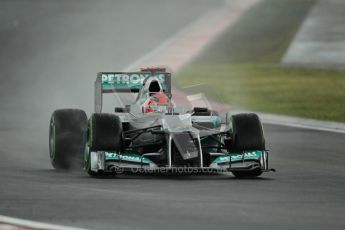 © 2012 Octane Photographic Ltd. Hungarian GP Hungaroring - Friday 27th July 2012 - F1 Practice 2. Mercedes W03 - Michael Schumacher. Digital Ref : 0426lw1d5525