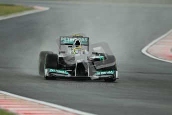 © 2012 Octane Photographic Ltd. Hungarian GP Hungaroring - Friday 27th July 2012 - F1 Practice 2. Mercedes W03 - Nico Rosberg. Digital Ref : 0426lw1d5554