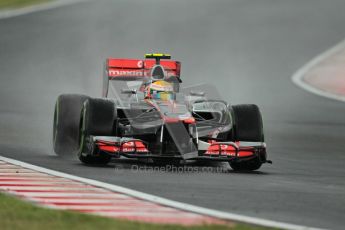 © 2012 Octane Photographic Ltd. Hungarian GP Hungaroring - Friday 27th July 2012 - F1 Practice 2. McLaren MP4/27 - Lewis Hamilton. Digital Ref : 0426lw1d5600