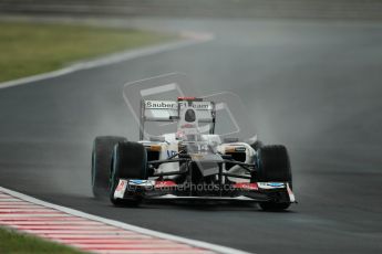© 2012 Octane Photographic Ltd. Hungarian GP Hungaroring - Friday 27th July 2012 - F1 Practice 2. Sauber C31 - Kamui Kobayashi. Digital Ref : 0426lw1d5642
