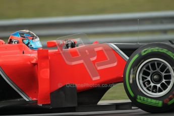 © 2012 Octane Photographic Ltd. Hungarian GP Hungaroring - Friday 27th July 2012 - F1 Practice 2. Marussia MR01 - Timo Glock. Digital Ref : 0426lw1d5767