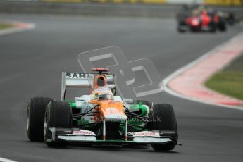 © 2012 Octane Photographic Ltd. Hungarian GP Hungaroring - Friday 27th July 2012 - F1 Practice 2. Force India VJM05 - Paul di Resta. Digital Ref : 0426lw1d6091