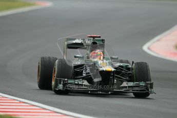 © 2012 Octane Photographic Ltd. Hungarian GP Hungaroring - Friday 27th July 2012 - F1 Practice 2. Caterham CT01 - Heikki Kovalainen. Digital Ref : 0426lw1d6098