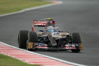 © 2012 Octane Photographic Ltd. Hungarian GP Hungaroring - Friday 27th July 2012 - F1 Practice 2. Toro Rosso STR7 - Jean-Eric Vergne. Digital Ref : 0426lw1d6260