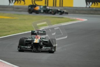 © 2012 Octane Photographic Ltd. Hungarian GP Hungaroring - Friday 27th July 2012 - F1 Practice 2. Caterham CT01 - Heikki Kovalainen. Digital Ref : 0426lw1d6266