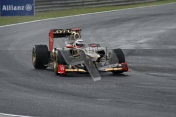 © 2012 Octane Photographic Ltd. Hungarian GP Hungaroring - Friday 27th July 2012 - F1 Practice 2. Lotus E20 - Kimi Raikkonen. Digital Ref : 0426lw7d0134