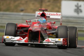 © 2012 Octane Photographic Ltd. Hungarian GP Hungaroring - Friday 27th July 2012 - F1 Practice 2. Ferrari F2012 - Fernando Alonso. Digital Ref : 0426lw7d5323