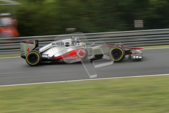 © 2012 Octane Photographic Ltd. Hungarian GP Hungaroring - Friday 27th July 2012 - F1 Practice 2. McLaren MP4/27 - Lewis Hamilton. Digital Ref : 0426lw7d5686