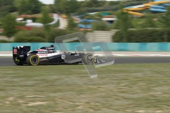 © 2012 Octane Photographic Ltd. Hungarian GP Hungaroring - Friday 27th July 2012 - F1 Practice 2. Williams FW34 - Pastor Maldonado. Digital Ref : 0426lw7d5733