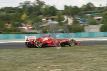 © 2012 Octane Photographic Ltd. Hungarian GP Hungaroring - Friday 27th July 2012 - F1 Practice 2. Ferrari F2012 - Fernando Alonso. Digital Ref : 0426lw7d5740