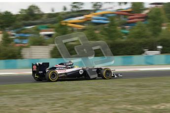 © 2012 Octane Photographic Ltd. Hungarian GP Hungaroring - Friday 27th July 2012 - F1 Practice 2. Williams FW34 - Bruno Senna. Digital Ref : 0426lw7d5779
