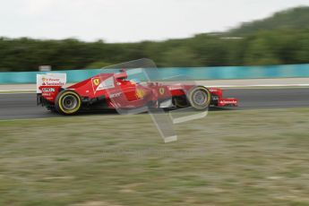 © 2012 Octane Photographic Ltd. Hungarian GP Hungaroring - Friday 27th July 2012 - F1 Practice 2. Ferrari F2012 - Fernando Alonso. Digital Ref : 0426lw7d5791