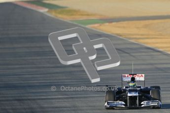 © 2012 Octane Photographic Ltd. Barcelona Winter Test 1 Day 1 - Tuesday 21st February 2012. Williams FW34 - Bruno Senna. Digital Ref : 0226lw1d6130