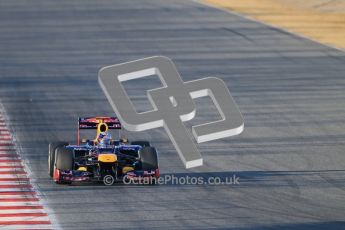 © 2012 Octane Photographic Ltd. Barcelona Winter Test 1 Day 1 - Tuesday 21st February 2012. Red Bull RB8 - Sebastian Vettel. Digital Ref : 0226lw1d6166