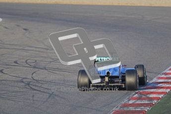 © 2012 Octane Photographic Ltd. Barcelona Winter Test 1 Day 1 - Tuesday 21st February 2012. Mercedes W03 - Michael Schumacher. Digital Ref : 0226lw1d6225